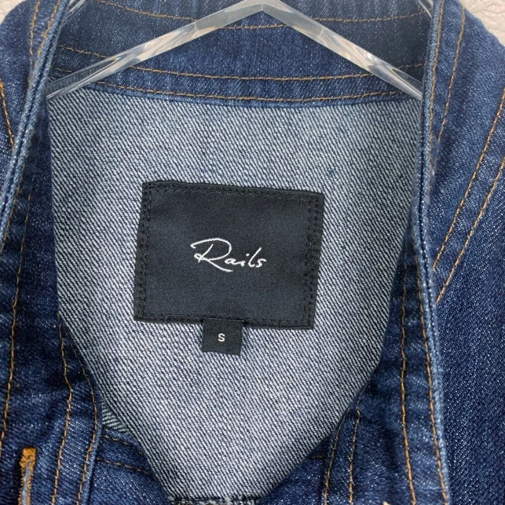 Rails | Alma Structured Raw Denim Jacket - Picture 4 of 9